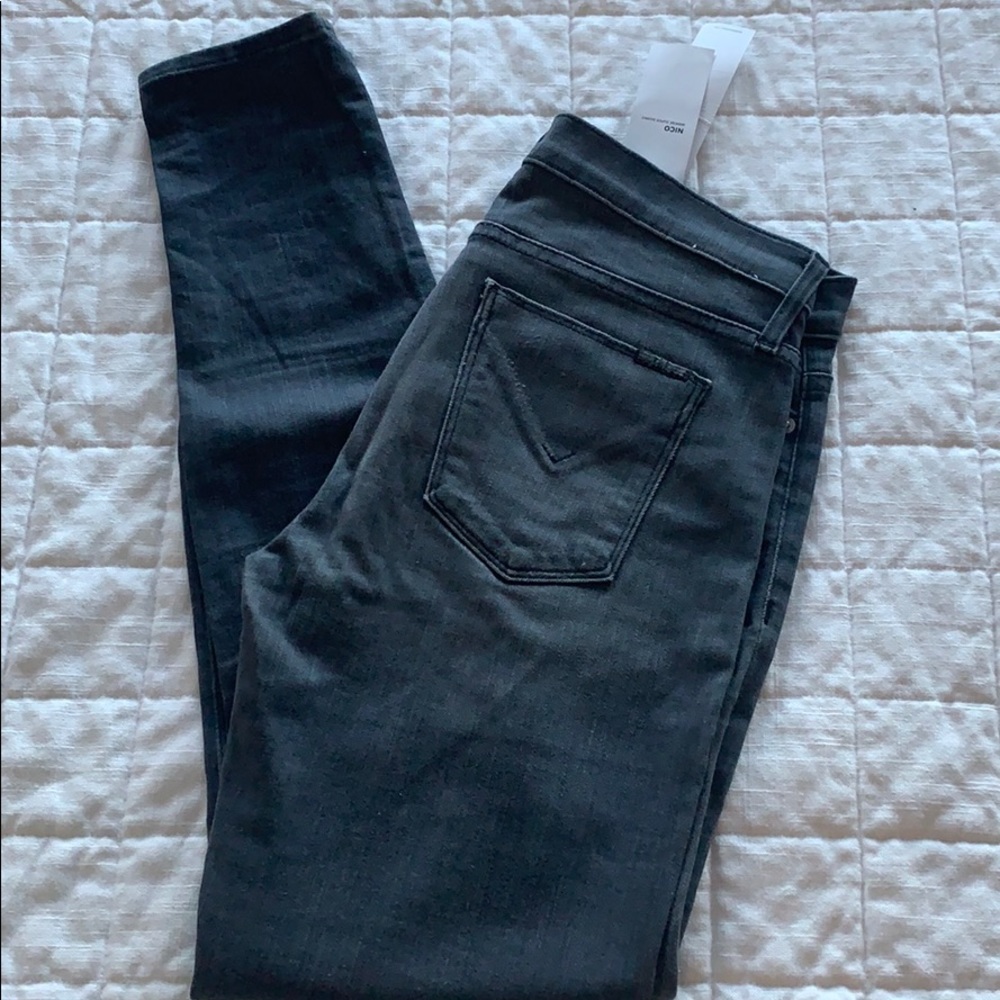 Hudson Nico Super Skinny vintage charcoal grey